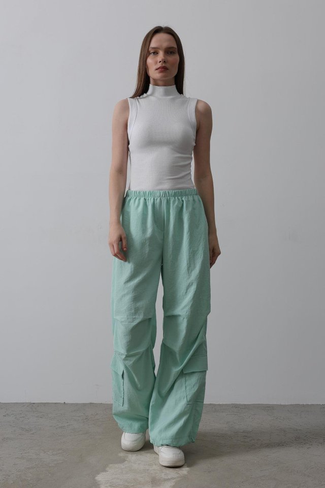 Paraşüt Cargo Pantolon - Mint (152842)