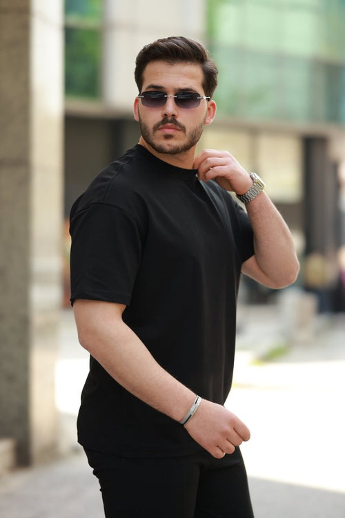 Erkek Kısa Kollu Basic Oversize Tshirt (159122)