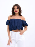 7341 CROP-MAVİ (144560)
