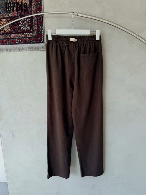 Erkek İthal Yıkamalı Keten Pantolon