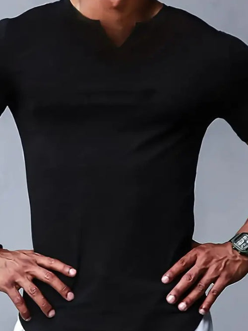 Erkek Kısa Kollu V Yaka Süprem T-shirt (158348)