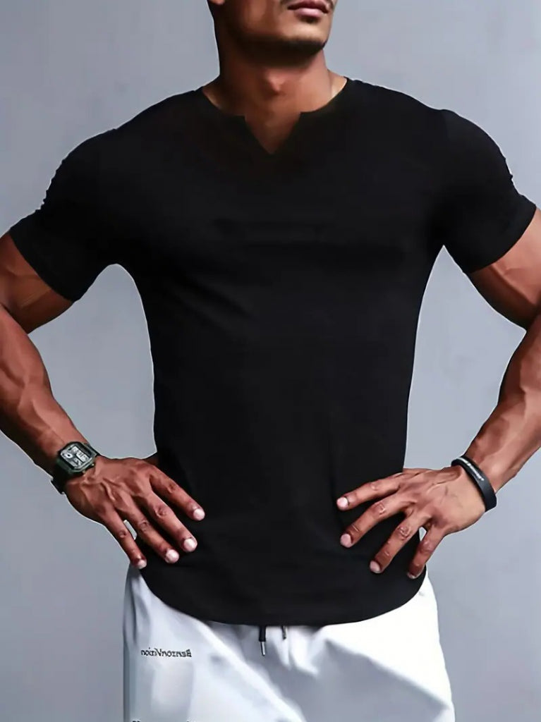Erkek Kısa Kollu V Yaka Süprem T-shirt (158348)