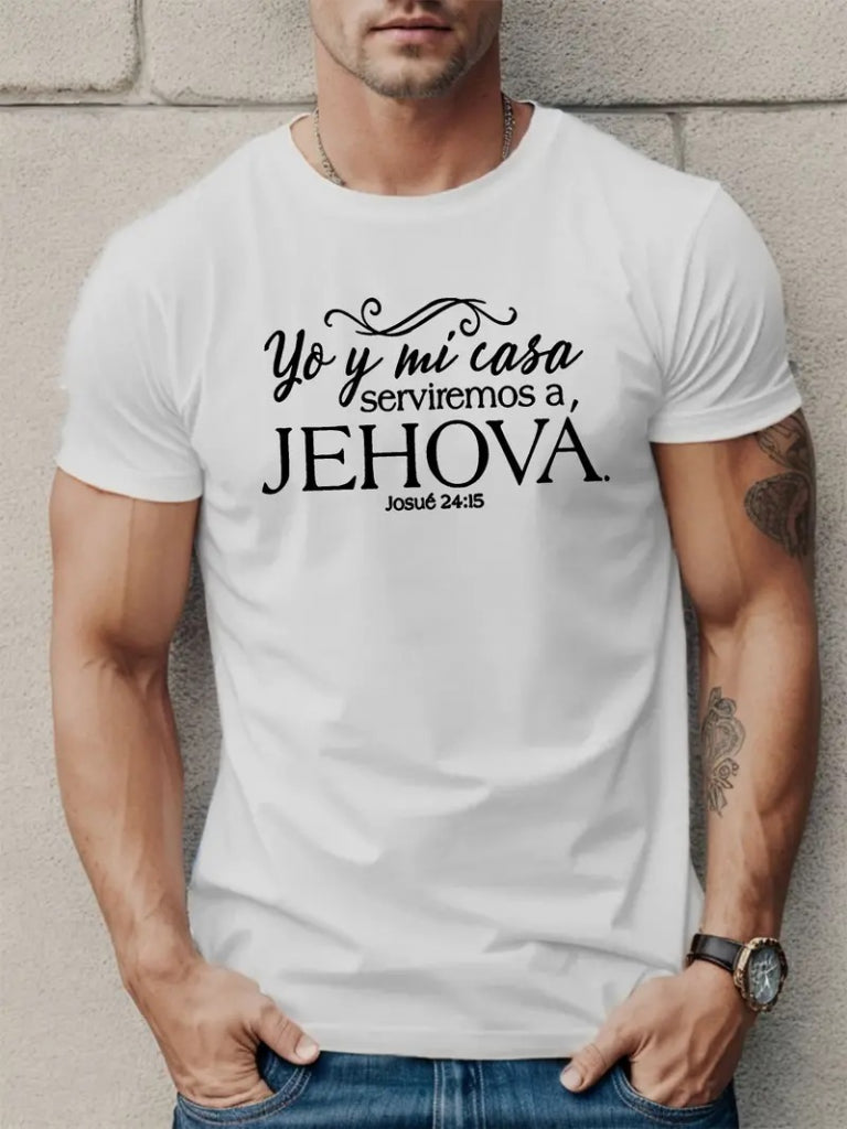 Erkek Jehova Baskılı Süprem T-shirt (158350)