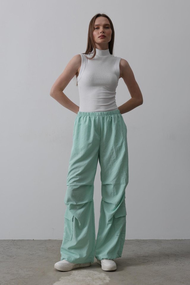 Paraşüt Cargo Pantolon - Mint (152842)