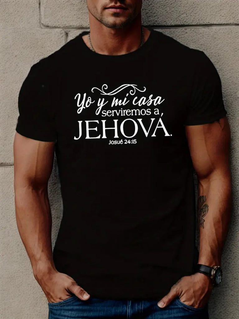 Erkek Jehova Baskılı Süprem T-shirt (158351)