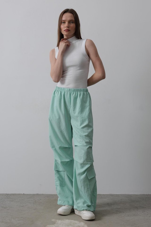 Paraşüt Cargo Pantolon - Mint (152842)