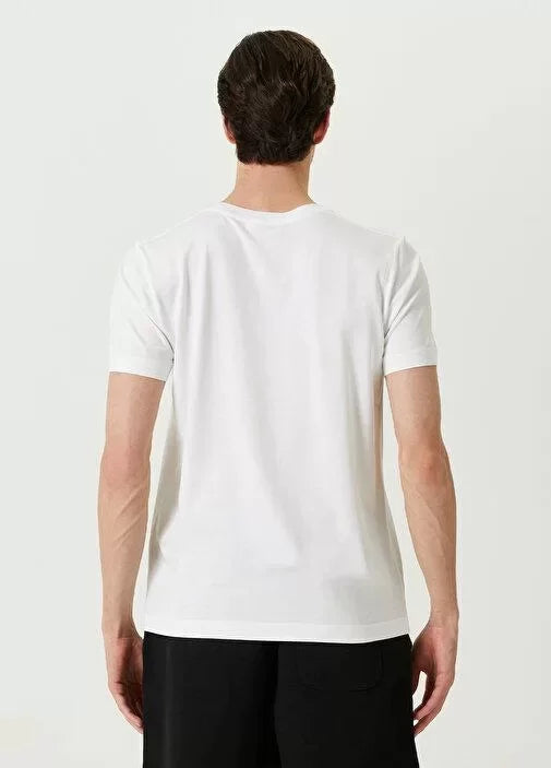 Unisex Basic Bisiklet Yaka Regular T-Shirt - Beyaz (94825)