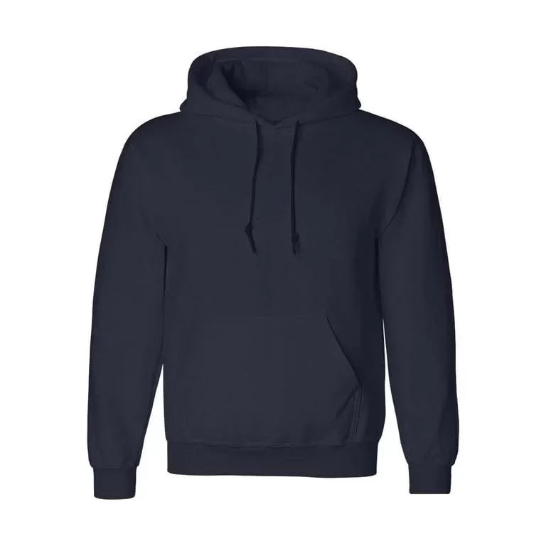 Erkek Uzun Kol Kapşonlu Basic Sweatshirt Hoodie - Lacivert (127782)