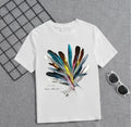 Kız Çocuk Baskılı T-Shirt - Beyaz (130174)