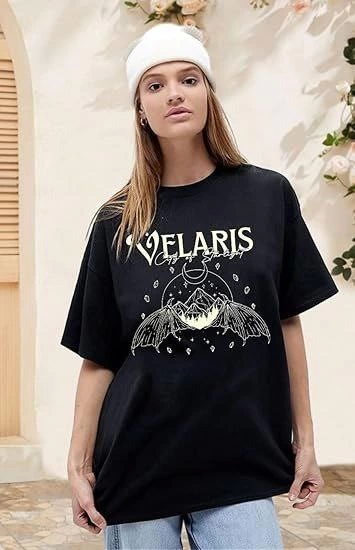 Bisiklet Yaka Baskılı T-shirt - Siyah (142482)