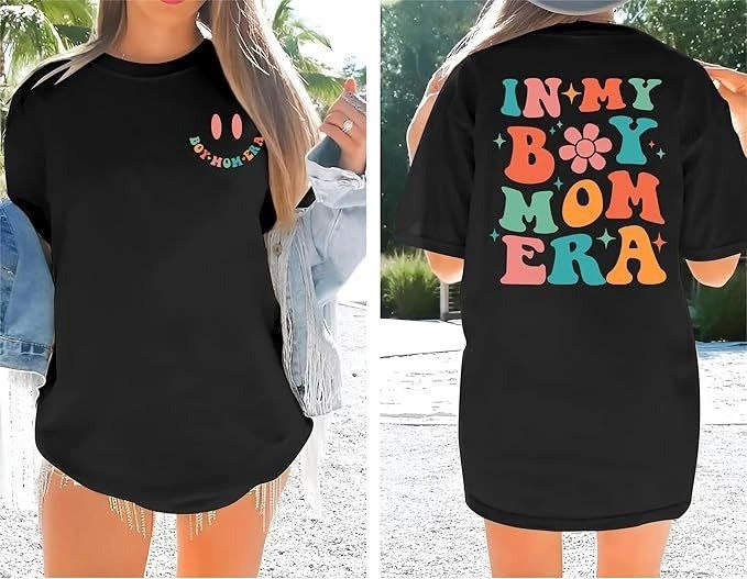 Bisiklet Yaka Kısa Kol Baskılı T-shirt - Siyah (142484)