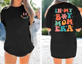 Bisiklet Yaka Kısa Kol Baskılı T-shirt - Siyah (142484)