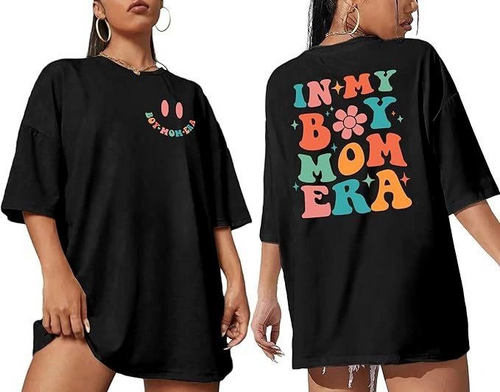 Bisiklet Yaka Kısa Kol Baskılı T-shirt - Siyah (142484)