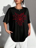 Baskılı T-shirt - Siyah (146028)