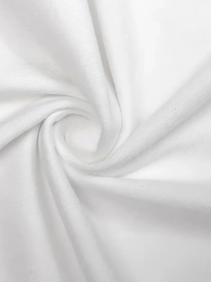 Baskılı Oversize Bisiklet Yaka T-shirt - Beyaz (158937)