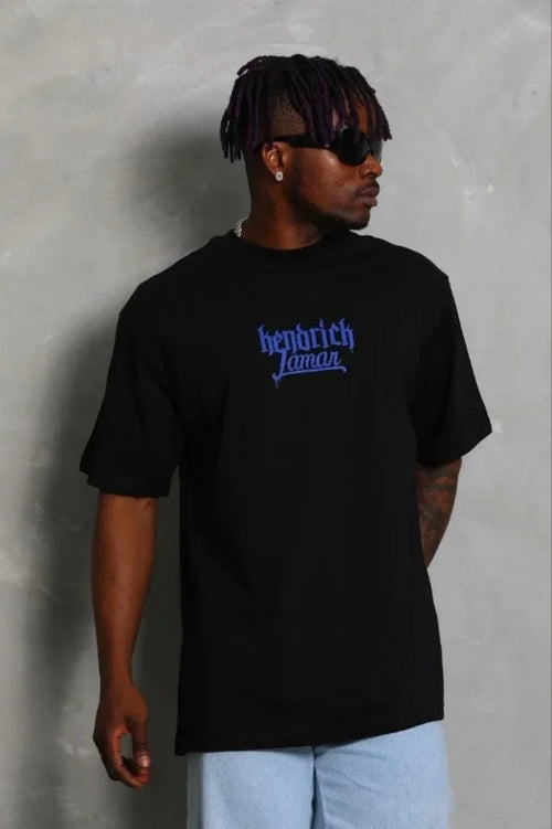 Erkek Baskılı T-Shirt Kısa Kol Bisiklet Yaka Regular Fit Rahat Kalıp Günlük Tişört - Siyah (185472)