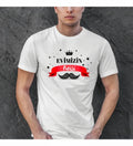 Babalar Günü Hediye Baba Temalı Baskılı Oversize Bisiklet Yaka T-shirt - Beyaz Model 2 (191121)