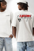 30 Ağustos Zafer Bayramı Ön Arka Baskılı Oversize Bisiklet Yaka T-shirt - Beyaz (191135)