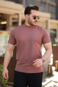 Erkek Yarım Balıkçı Yaka Kısa Kollu T-shirt (160102)
