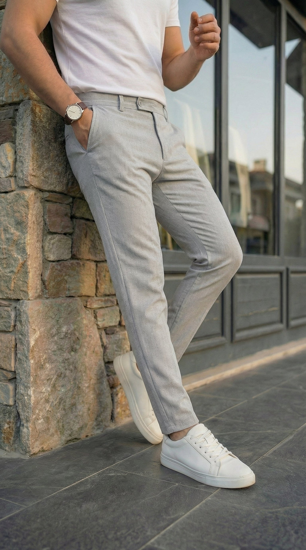 Erkek Slim Fit Dilli Kumaş Pantolon (159380)