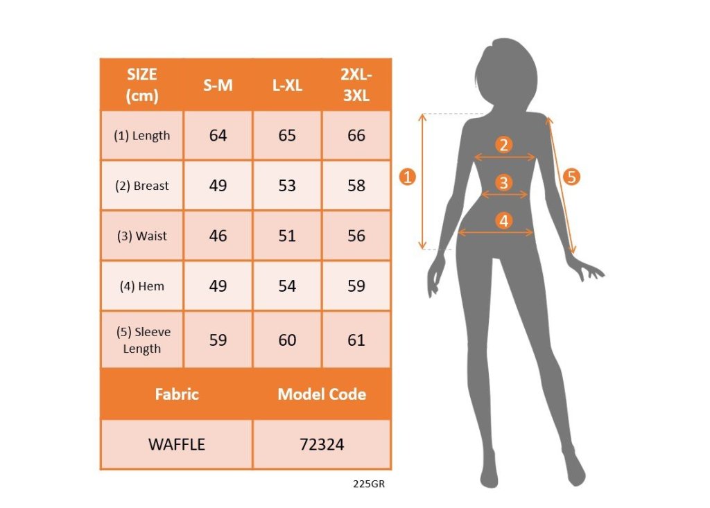 Kadın Uzun Kollu Bisiklet Yaka Kolları çiçekli Waffle Bluz (173095)