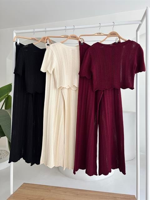 Triko Bluz Pantolon İkili Takım 10084-025 (159442)