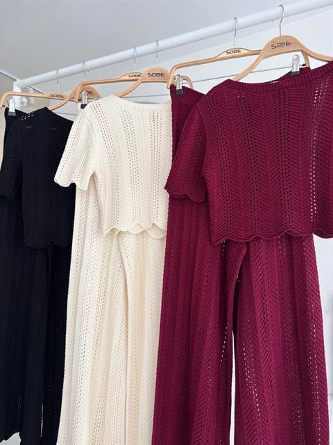 Triko Bluz Pantolon İkili Takım 10084-025 (159442)