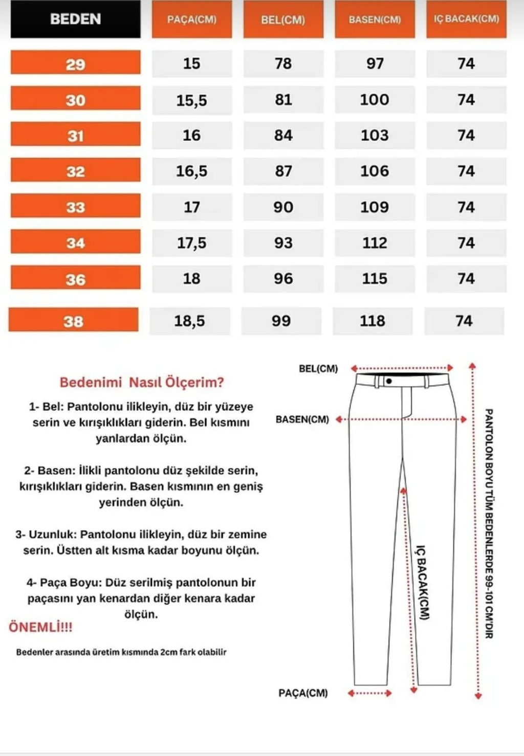 Erkek Slim Fit Dilli Kumaş Pantolon (159380)